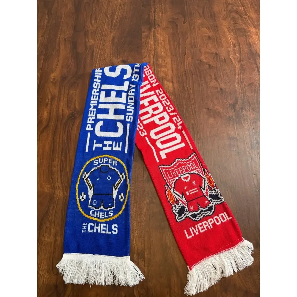 Chelsea v Liverpool 2023/24 Match Scarf - Blue & Red